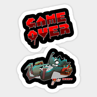 GAME OVER Sticker